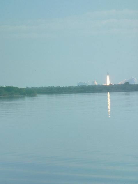 Lift-off as seen from National Seashore
